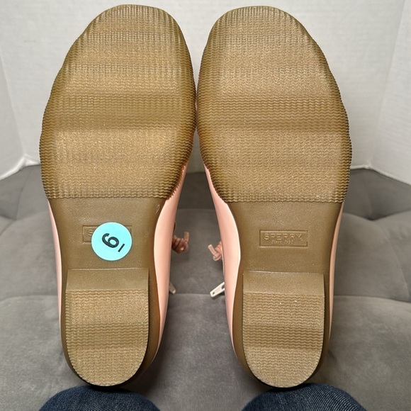 NWOT Sperry Kids Saltwater Rain Boots Blush Pink Size 6 - Picture 12 of 13